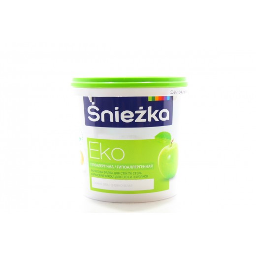 EKO-SNIEZKA , 1 L, vopsea emulsie bz.acril